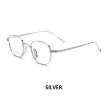 Load image into Gallery viewer, Vintage β Titanium Eyeglasses Frame Men Round Myopia Prescription Glasses Women Retro Optical Luxury Brand Glasses Frame Eyewear