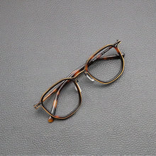 Load image into Gallery viewer, Vintage Titanium Eyeglasses Frame Men Square Myopia Prescription Glasses Women Retro Optical Luxury Brand Glasses Frame Eyewear