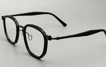 Load image into Gallery viewer, Vintage Titanium Eyeglasses Frame Men Square Myopia Prescription Glasses Women Retro Optical Luxury Brand Glasses Frame Eyewear