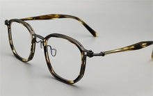 Load image into Gallery viewer, Vintage Titanium Eyeglasses Frame Men Square Myopia Prescription Glasses Women Retro Optical Luxury Brand Glasses Frame Eyewear