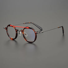 Load image into Gallery viewer, Vintage Titanium Glasses Frame Men Round Myopia Optical Prescription Eyeglasses Frame Women Retro Designer Luxury Brand Eyewear