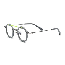 Load image into Gallery viewer, Vintage Titanium Glasses Frame Men Round Myopia Optical Prescription Eyeglasses Frame Women Retro Designer Luxury Brand Eyewear