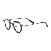 Load image into Gallery viewer, Vintage Titanium Glasses Frame Men Round Myopia Optical Prescription Eyeglasses Frame Women Retro Designer Luxury Brand Eyewear