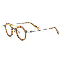Load image into Gallery viewer, Vintage Titanium Glasses Frame Men Round Myopia Optical Prescription Eyeglasses Frame Women Retro Designer Luxury Brand Eyewear