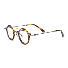 Load image into Gallery viewer, Vintage Titanium Glasses Frame Men Round Myopia Optical Prescription Eyeglasses Frame Women Retro Designer Luxury Brand Eyewear