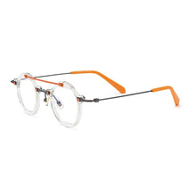 Load image into Gallery viewer, Vintage Titanium Glasses Frame Men Round Myopia Optical Prescription Eyeglasses Frame Women Retro Designer Luxury Brand Eyewear