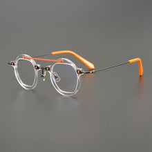 Load image into Gallery viewer, Vintage Titanium Glasses Frame Men Round Myopia Optical Prescription Eyeglasses Frame Women Retro Designer Luxury Brand Eyewear