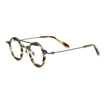 Load image into Gallery viewer, Vintage Titanium Glasses Frame Men Round Myopia Optical Prescription Eyeglasses Frame Women Retro Designer Luxury Brand Eyewear