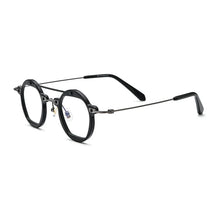 Load image into Gallery viewer, Vintage Titanium Glasses Frame Men Round Myopia Optical Prescription Eyeglasses Frame Women Retro Designer Luxury Brand Eyewear