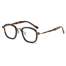 Load image into Gallery viewer, Vintage Titanium Square Optical Eyeglasses Frame Men Women Unisex Full Rim Myopia Glasses Frames Italian Luxury Brand Eyewear