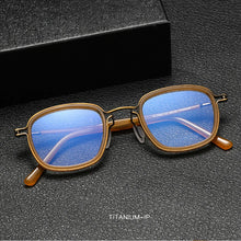 Load image into Gallery viewer, Vintage Titanium Square Optical Eyeglasses Frame Men Women Unisex Full Rim Myopia Glasses Frames Italian Luxury Brand Eyewear