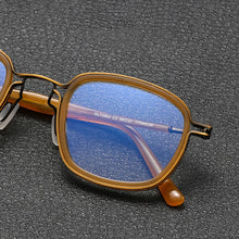 Load image into Gallery viewer, Vintage Titanium Square Optical Eyeglasses Frame Men Women Unisex Full Rim Myopia Glasses Frames Italian Luxury Brand Eyewear