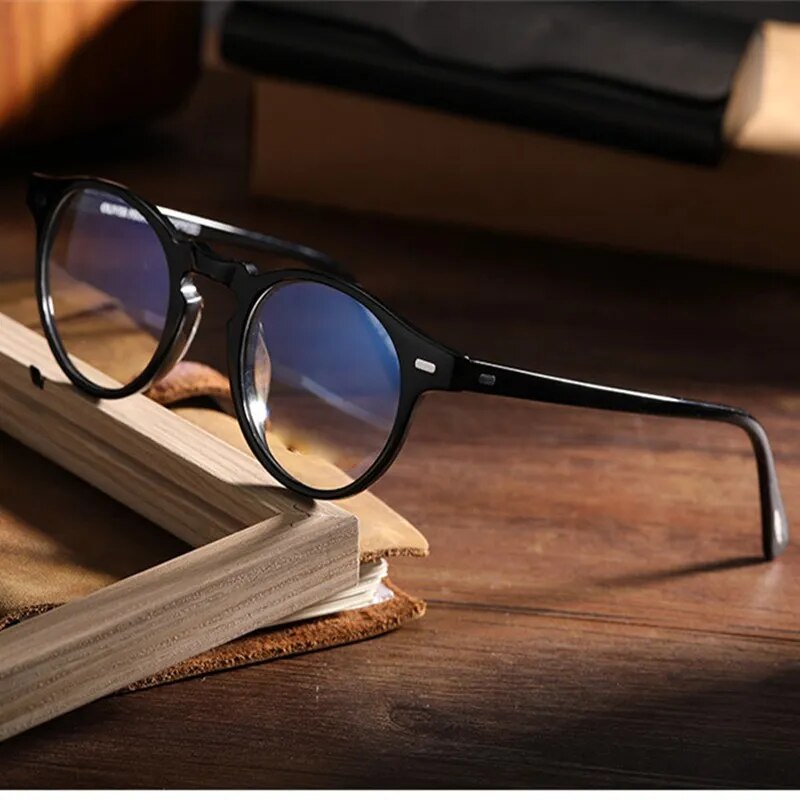 Vintage Top Quality Round Glasses Optical frame OV5186 Eyeglass Frame Spectacle reading lens frame oculos de grau