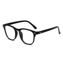 Load image into Gallery viewer, Vintage Transparent Square Glasses Woman Man Anti Blue Light Computer Eyewear Clear Lens Retro Rivet Eyeglasses Frame Unisex