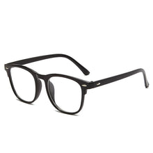 Load image into Gallery viewer, Vintage Transparent Square Glasses Woman Man Anti Blue Light Computer Eyewear Clear Lens Retro Rivet Eyeglasses Frame Unisex