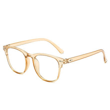 Load image into Gallery viewer, Vintage Transparent Square Glasses Woman Man Anti Blue Light Computer Eyewear Clear Lens Retro Rivet Eyeglasses Frame Unisex