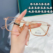 Load image into Gallery viewer, Vintage Women&#39;s Blue Light Blocking Eyeglasses Ladies   Square Short-sighted Computer Glasses Unisex Prescription Glasses