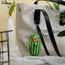 Carica l&#39;immagine nel visualizzatore di Gallery, Watermelon Stick Doll Pendant Funny Toy Stuffed Birthday Gift Key Chains for Women Key Chains Cute Keychain
