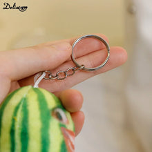 Carica l&#39;immagine nel visualizzatore di Gallery, Watermelon Stick Doll Pendant Funny Toy Stuffed Birthday Gift Key Chains for Women Key Chains Cute Keychain