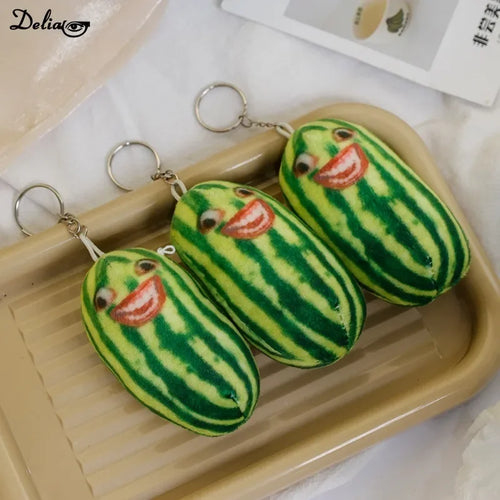 Watermelon Stick Doll Pendant Funny Toy Stuffed Birthday Gift Key Chains for Women Key Chains Cute Keychain