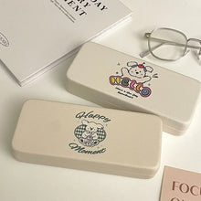 Load image into Gallery viewer, Waterproof Glasses Box Cute Hard Shell PU Leather Spectacle Cases Cartoon Pattern Eyeglass Case Women