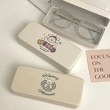 Load image into Gallery viewer, Waterproof Glasses Box Cute Hard Shell PU Leather Spectacle Cases Cartoon Pattern Eyeglass Case Women