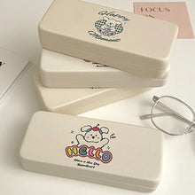 Load image into Gallery viewer, Waterproof Glasses Box Cute Hard Shell PU Leather Spectacle Cases Cartoon Pattern Eyeglass Case Women
