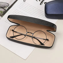 Load image into Gallery viewer, Waterproof Steel Leather Portable Reading Glasses Box Spectacle Cases Eyeglass Case Glasses Case