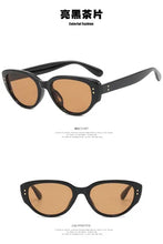 Load image into Gallery viewer, White cat eye sunglasses   ins European and American Spicy Girl Style Photography Advanced