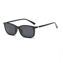Load image into Gallery viewer, Width-137 Spring hinge 3D lenses eyewear magnetic clip TR myopia glasses frame with clip on three Polarized Sunglasses Goggles