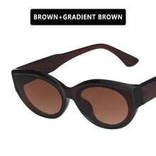 Carica l&#39;immagine nel visualizzatore di Gallery, Women Cat Eye Sunglasses Luxury Brand Travel Small Rectangle Sun Glasses Men Women Retro Oculos Lunette De Soleil Femme