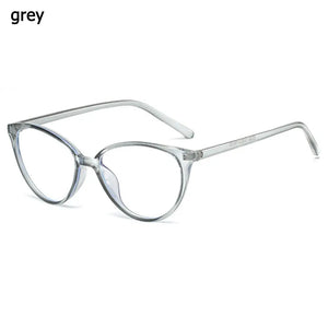 Women Anti Blue Light Oversized Frame Ladies Glasses Square Plain Glasses Optical Spectacle Brand Qulity Computer