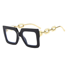 Carica l&#39;immagine nel visualizzatore di Gallery, Women Anti Blue Light Oversized Frame Ladies Glasses Square Plain Glasses Optical Spectacle Brand Qulity Computer