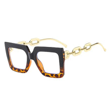 Carica l&#39;immagine nel visualizzatore di Gallery, Women Anti Blue Light Oversized Frame Ladies Glasses Square Plain Glasses Optical Spectacle Brand Qulity Computer