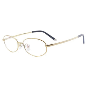 Women Full Rim Flexible Memory Titanium Glasses Frame Men Oval Eyewear Spectacles For Prescription Lenses