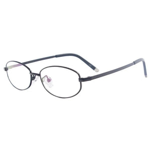 Women Full Rim Flexible Memory Titanium Glasses Frame Men Oval Eyewear Spectacles For Prescription Lenses