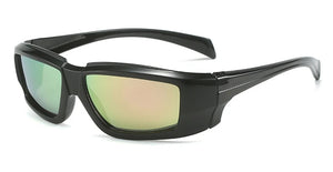 Women Goggle Sunglasses Y2K Luxury Designer Outdoor Sports Sun Glasses for Men New Trendy Mirror Wrap Round Eyewear
