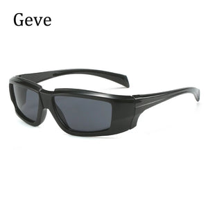Women Goggle Sunglasses Y2K Luxury Designer Outdoor Sports Sun Glasses for Men New Trendy Mirror Wrap Round Eyewear