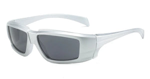 Women Goggle Sunglasses Y2K Luxury Designer Outdoor Sports Sun Glasses for Men New Trendy Mirror Wrap Round Eyewear