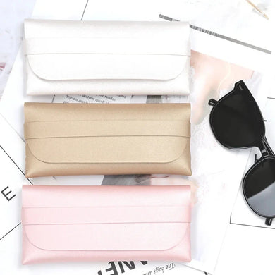 Women Leather Soft Glasses Bag Portable Sunglasses Storage Box Accessories Eyeglasses Case Sunglasses Bag