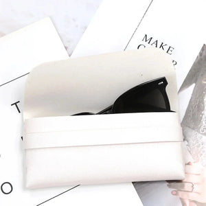Women Leather Soft Glasses Bag Portable Sunglasses Storage Box Accessories Eyeglasses Case Sunglasses Bag