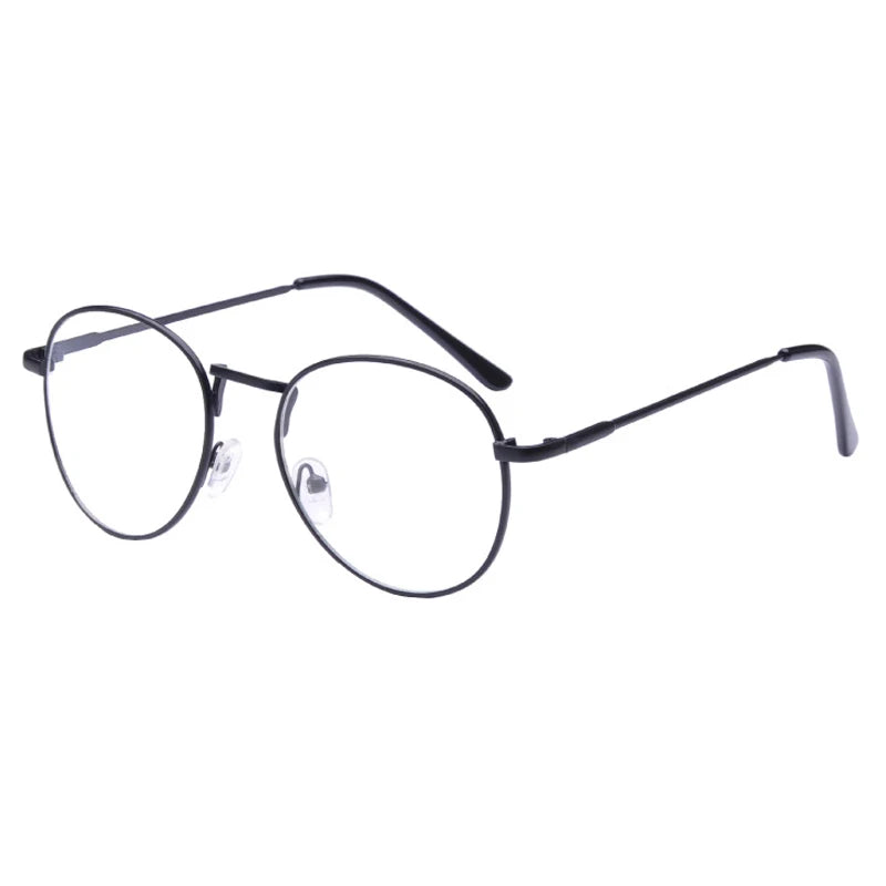 Women Men  Metal Frame Eyeglasses Female Lens Optical Gpld Color Prescrition Glasses Oculos de grau 024