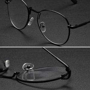 Women Men  Metal Frame Eyeglasses Female Lens Optical Gpld Color Prescrition Glasses Oculos de grau 024