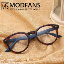 Load image into Gallery viewer, Women Reading Glasses Men Round Retro Frame Hyperopia Presbyopia Readers Eyeglasses Withe Diopter