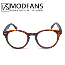 Load image into Gallery viewer, Women Reading Glasses Men Round Retro Frame Hyperopia Presbyopia Readers Eyeglasses Withe Diopter