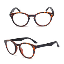 Load image into Gallery viewer, Women Reading Glasses Men Round Retro Frame Hyperopia Presbyopia Readers Eyeglasses Withe Diopter