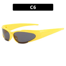 Carica l&#39;immagine nel visualizzatore di Gallery, Women Retro Brand Design  Shades Punk Sun Glasses Classic Wrap Around Y2k Sunglasses for Men Outdoor Sports Goggles