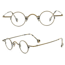 Load image into Gallery viewer, Women Round Glasses Frames Men Light Optical Eyeglasses Frame Cute Eyewear Retro  Metal Prescription Spectacles Full Rim
