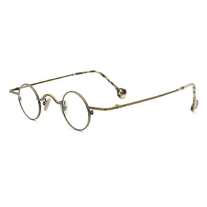 Women Round Glasses Frames Men Light Optical Eyeglasses Frame Cute Eyewear Retro  Metal Prescription Spectacles Full Rim