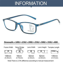 Load image into Gallery viewer, Women Smart Reading Glasses Men Progressive Multi-Focus Near Far Presbyopia Glasses Magnifing Eyewear +1.0 2.5 4.0 Plus